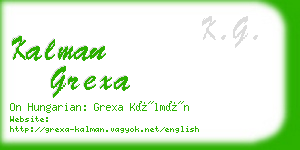 kalman grexa business card